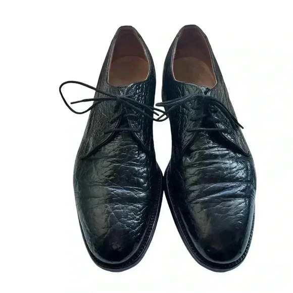 Matthew Dack Leather Men’s Shoes  in Black Made in Canada - Picture 2 of 9